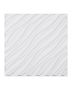 3D sienas paneļi, 12 gab., 19,7x19,7 cm, balti, PVC, minimālistisks dizains