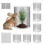 6 pcs 14 inch chicken wire plant protection cages