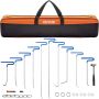 Dent removal set for bars, 20 pcs., stainless steel
