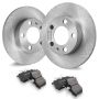 Rear brake disc and ceramic pad set, 232 mm, VW, audi, seat, skoda