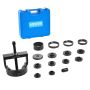 Wheel hub and bearing installation and removal tool set