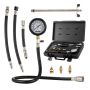 Compression gauge adapter set for car, 9 pcs, 0-300 psi, with hoses and case