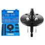 Harmonic balancer and flywheel installation tool set, steel