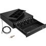 Cash register drawer 40.6 cm 12 V with trays and keys
