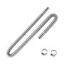 Exhaust hose for diesel heater, 1200 mm, stainless steel