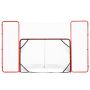 Ice hockey goal with backboard and goals, steel, 183 cm