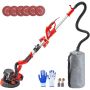 Electric drywall sander, 750 W, variable speed, with telescopic handle and LED