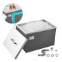 Recessed stainless steel cooler, 30 L, for outdoor use
