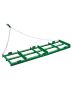 Towed heavy duty harrow with adjustable tines, 1.8m long, with chain, lawn leveling tool for ATVs, UTVs, tractors