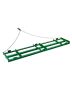 Trailed harrow 2.4 m with chain, adjustable bars, rake for ATVs and tractors
