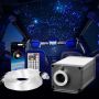 Starlight griestu lampu komplekts, 550 gab., optiskā šķiedra, RGBW, tālvadības pults