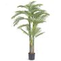 Artificial golden reed palm tree, 2 m, PE material, tip-over protection
