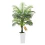 Artificial areca palm 1524 mm with white pot, for indoor and outdoor decoration