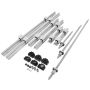 Linear guide rail set with ball screws, CNC parts, 350-1050 mm