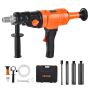 Diamond core drilling machine for concrete, 200 mm, 1500 W, 2 speeds