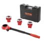 Ratchet hand pipe threading tool set NPT 1/2"-1"