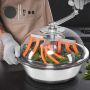 Bud leaf trimmer, 335 mm, stainless steel blades, manual hydroponic
