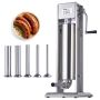 Manual sausage stuffer 7 L, 2 speeds, 304 stainless steel