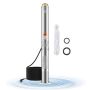 Deep well submersible pump, 750 W, stainless steel, IP68