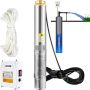 Deep well submersible pump, 370 W, 110 l/min, stainless steel, IP68