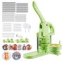 Button making machine, 32/58 mm, green, with circle cutter and handle