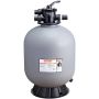 Smilšu filtrs peldbaseinam, 24 collas, 65 GPM, 7 virzienu vārsts