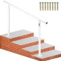 Aluminum white stair railing, 152.4 cm, indoor and outdoor