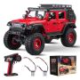 Tālvadības pilns 4WD apvidus auto 1:24 mērogā ar apgaismojumu, bērniem no 14 gadu vecuma