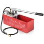 Hydrostatic test pump with pressure gauge, 10 L tank, 25 bar