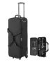 Studio equipment trolley case with wheels, 910x300x355 mm