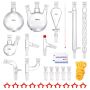Laboratory 3.3 boron glass distillation set, 29 pcs., 1000 ml
