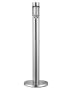 Stainless steel cylindrical cigarette butt container for outdoor use