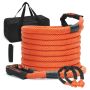 Kinetic Tow Rope 2.2 cm x 9.1 m, 13,876 kg, Off-Road Towing Strap with Soft Grips