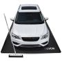 Aizsargājošs neslīdošs PVC garāžas paklājiņš, 2,6x6,1 m, melns