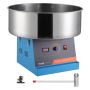 Electric cotton candy maker 1000 W, stainless steel bowl, blue