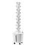Hydroponic vertical growing system, 50 pods, 10 tiers with pump and wheels