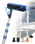 Water supply wand set, 3.6 m with brush and 20 m hose, for cleaning solar panels