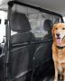 Dog car barrier, 50 inches, black, universal with net