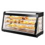 3 pakāpju komerciāls ēdiena sildītājs, 1500 W, 180 L, ar apgaismojumu