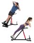Roman Hyperextension Bench, Adjustable, 350 lbs, Multifunctional Training Equipment