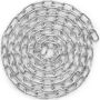 Cinkota ruļļu ķēde 3/16" x 10', 1100 mārciņu slodze, ātrie savienotāji