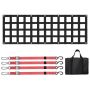 Rear cargo net, 54x18 inches, with adjustable straps