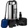 Submersible stainless steel water pump, 1100 W, 20000 l/h.