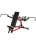 Chest and deltoid trainer, adjustable bench set, 450 lbs.