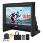 18ft Inflatable Cinema Screen 16:9 with Portable Case, for Outdoor and Home Use
