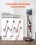 Vacuum cleaner stand with wheels for dyson V6–V15 upright models