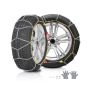 Snow chains for cars made of manganese steel, silver (2 pcs.)