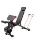 Adjustable Flat Weight Press Bench, 800 lbs, with Leg Extension