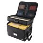 Fireproof and waterproof document box with lock, portable