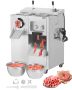 Electric stainless steel meat grinder with sausage stuffer, 14 lbs/min